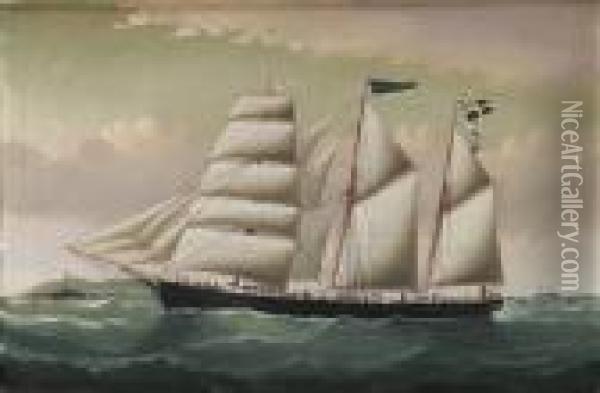 Capten Amandus Olsson Fiskebackskil Oil Painting - William Howard Yorke