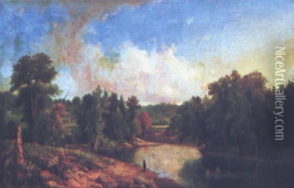 On The Pond Oil Painting - Charles Codman