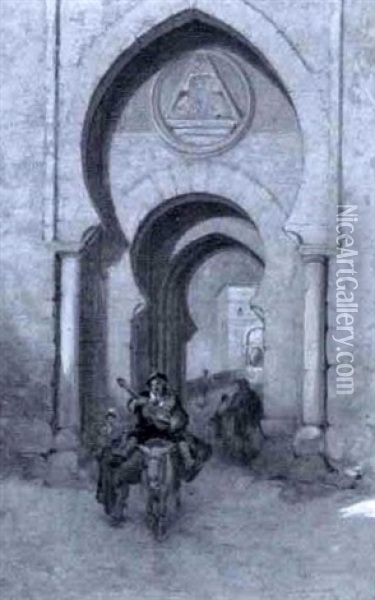 Gate, Toledo Oil Painting - Pollock Sinclair Nisbet