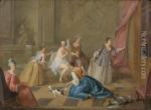 Le Plaisir De L'ete Oil Painting - Jean-Baptiste Joseph Pater