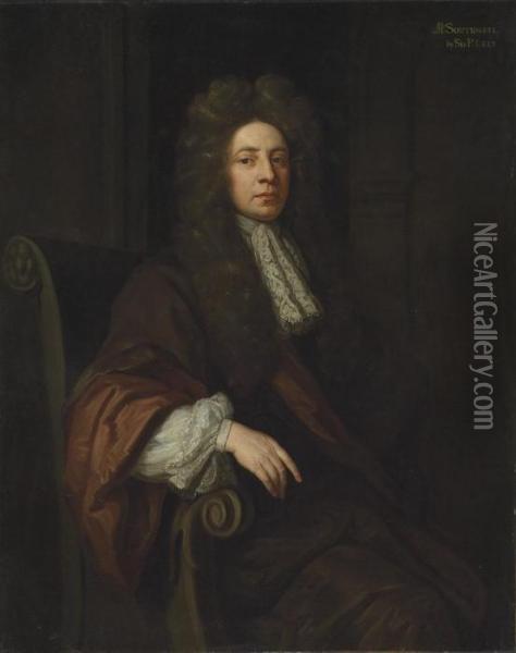 Portrait Of Sir Robert Southwell (1635-1702) Oil Painting - Sir Godfrey Kneller
