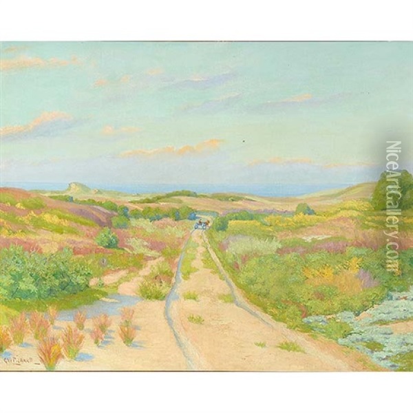 Path To Beach Oil Painting - George W. Picknell