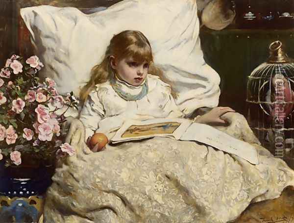 The Daughter of the House Oil Painting - Frank Holl