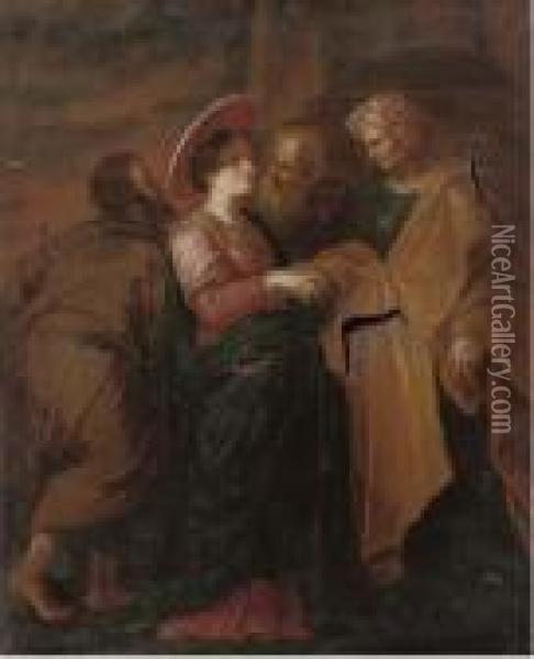 The Visitation Oil Painting - Peter Paul Rubens