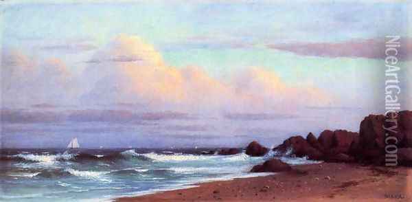 Coast near Cape Ann Oil Painting - Francis Augustus Silva