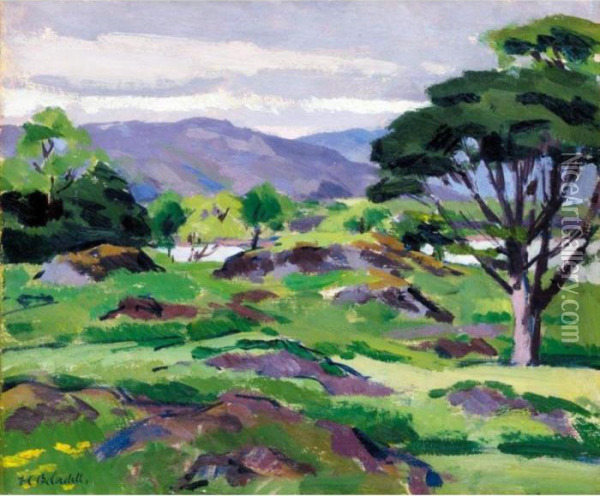 Loch Don, Mull Oil Painting - Francis Campbell Boileau Cadell