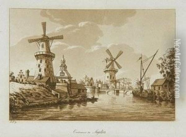 A Picturesque Tour Through Holland, Brabant, And Part Of France; Made In The Autumn Of 1789 Oil Painting - Samuel Ireland