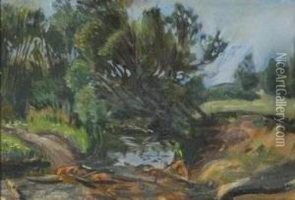 Landscape Oil Painting - Henryk Piatkowski