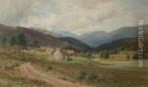 Glen Lochy Perthshire Oil Painting - Harry Sutton Palmer