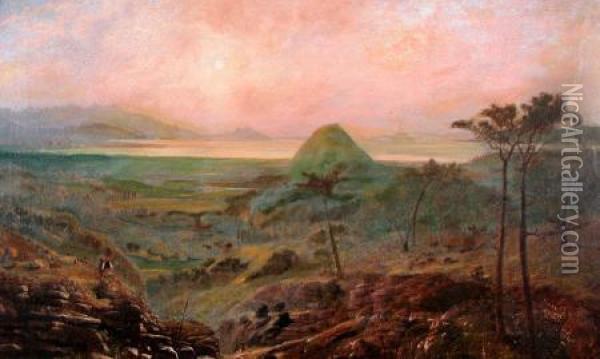 Landscape, Qld Oil Painting - Isaac Walter Jenner
