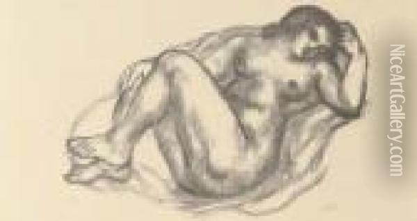 Aristide Maillol (1861-1944) Oil Painting - Aristide Maillol