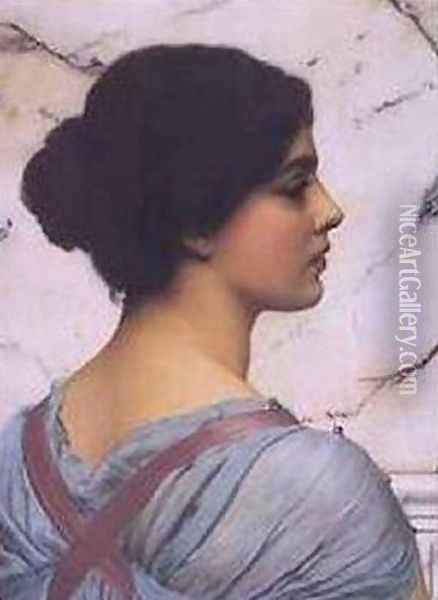 Belleza Pompeiana Oil Painting - John William Godward