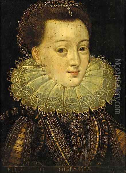 Portrait of a lady Oil Painting - Anthonis Mor Van Dashorst