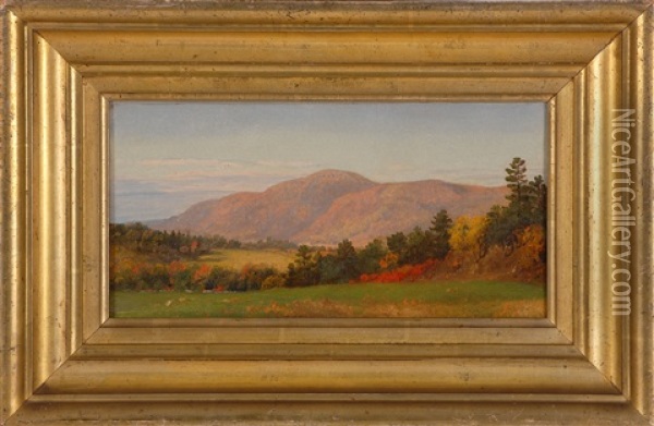 Mountain Landscape Oil Painting - John Bunyan Bristol