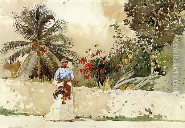 On the Way to the Bahamas Oil Painting - Winslow Homer