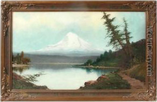 Mt. Shasta Oil Painting - John Joseph Englehardt