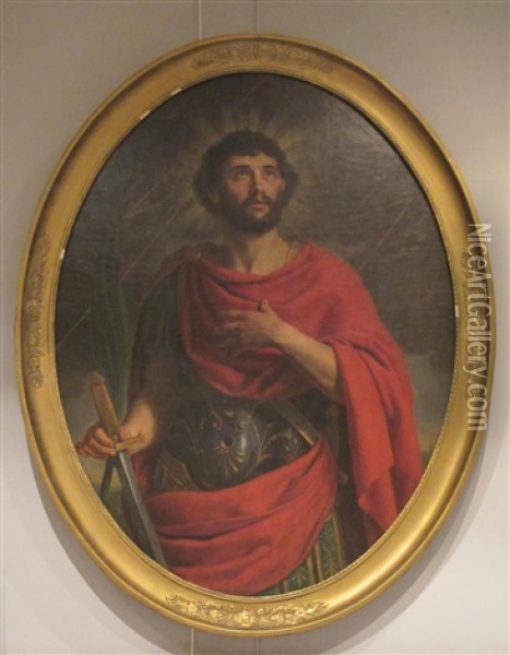 Saint Maurice Oil Painting - Michel Dumas