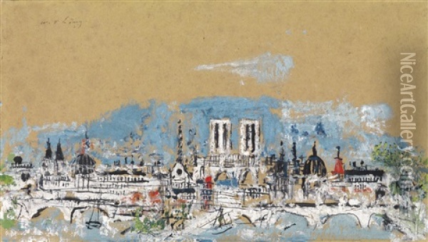 Paris Oil Painting - Wilhelm Thoeny