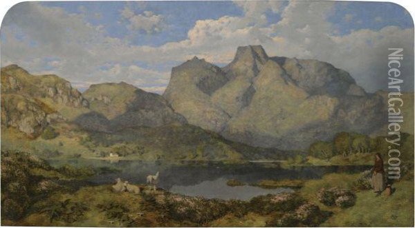 Lake Oil Painting - William James Blacklock