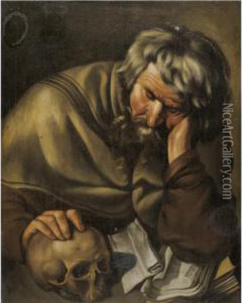 Saint Jerome Oil Painting - Matthias Stomer