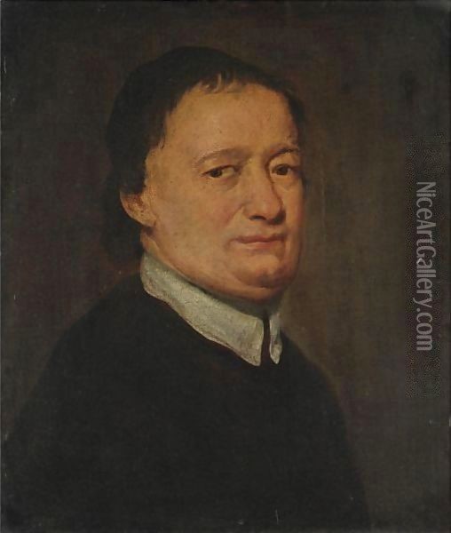Ritratto Del Rettore Giovanni Battista Zanini Oil Painting - Giacomo Ceruti (Il Pitocchetto)