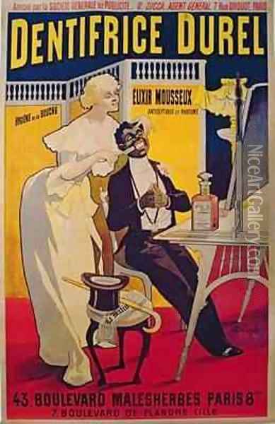 Poster advertising Durel toothpaste Oil Painting - Duzolle