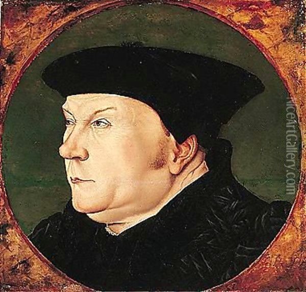 Portrait Of Thomas Cromwell, 1st Earl Of Essex (1485-1540) 2 Oil Painting - Hans Holbein the Younger