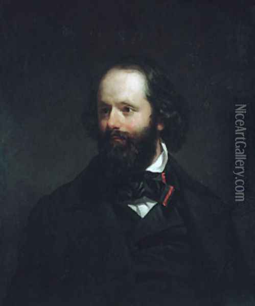Portrait of the Artist Oil Painting - Charles Loring Elliott
