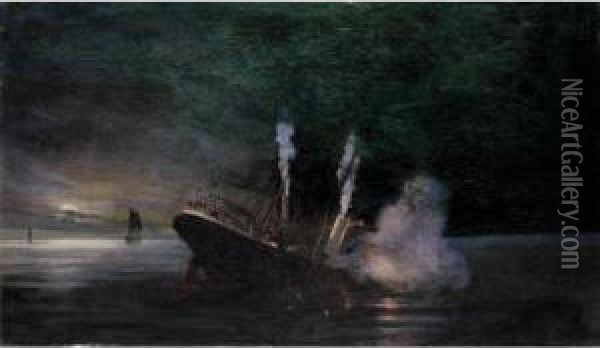 The Survivors Oil Painting - Vassilios Chatzis