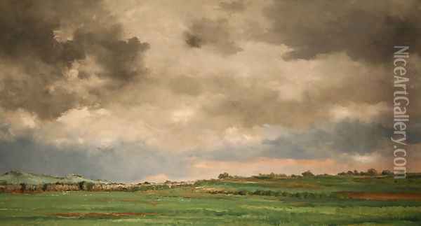 Landscape 2 Oil Painting - Charles-Francois Daubigny