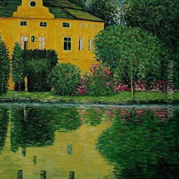 Schloss Kammer On Attersee Oil Painting - Gustav Klimt