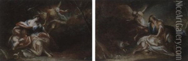 Abraham Opfert Isaak Oil Painting - Chrysostomus Winck
