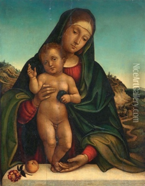 Madonna Col Bambino Oil Painting - Giacomo Francia
