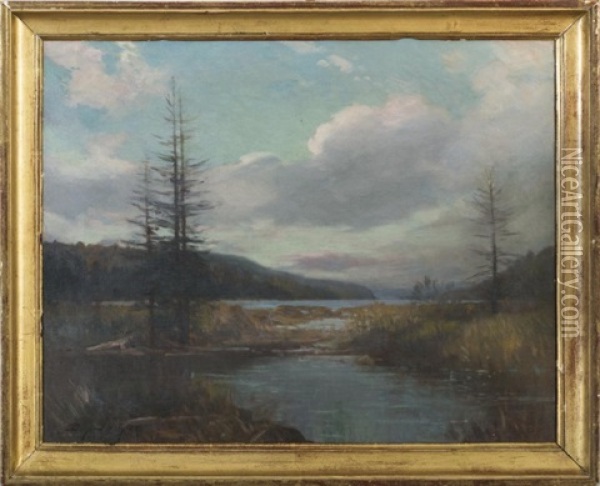 Autumn View Along The Hudson Oil Painting - Bayard Henry Tyler