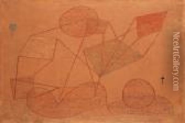 Sollte Steigen
Signe 'klee' Oil Painting - Paul Klee