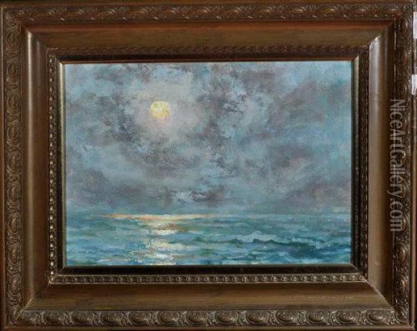 Sunrise Over The Sea Oil Painting - John Falconar Slater
