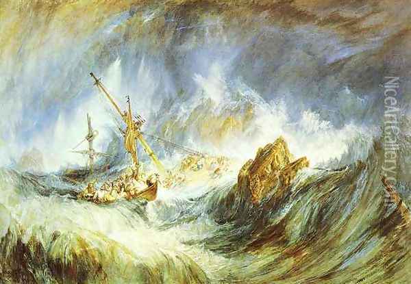 A Storm (Shipwreck) Oil Painting - Joseph Mallord William Turner