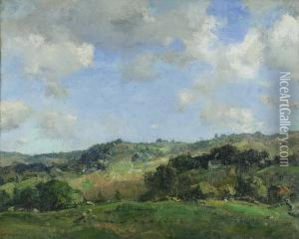 Rolling Hills Oil Painting - Charles Harold Davis