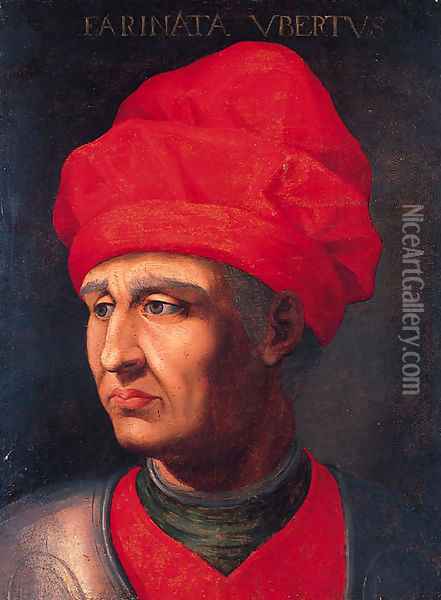 Portrait of a nobleman Oil Painting - (Jacopo Carucci) Pontormo