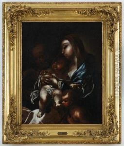 La Sainte Famille Oil Painting - Paul Troger