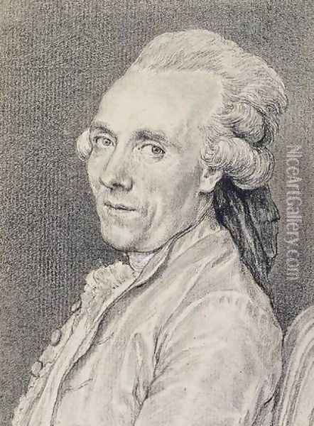 Portrait of Claude-Joseph Vernet 1779 Oil Painting - Charles-Nicolas II Cochin