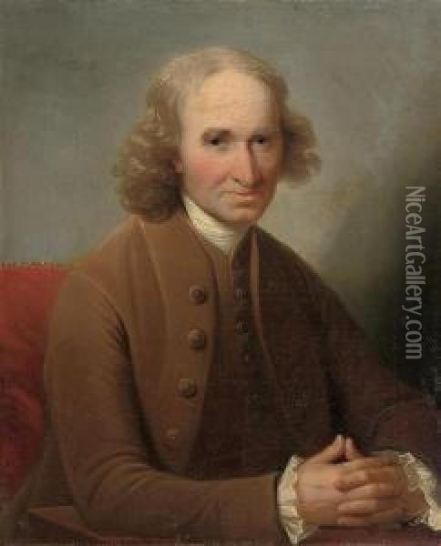 Portrait Of John Hume Of Ninewells (1709-1786) Oil Painting - David Martin