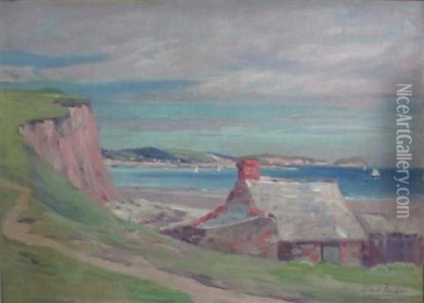 The Bass Rock From Belhaven Oil Painting - Robert Fowler