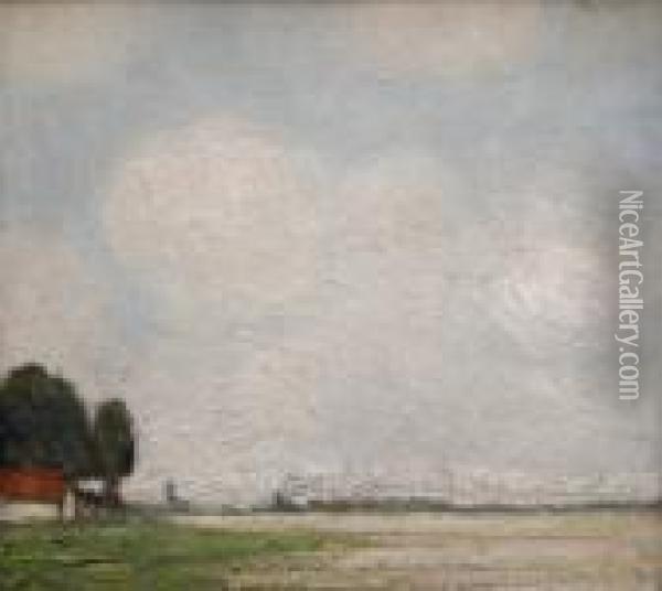 Landschap Oil Painting - Jakob Smits
