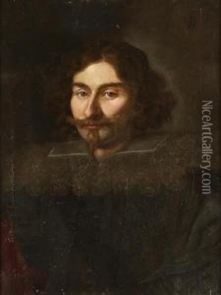 Ritratto Di Gentiluomo Oil Painting - Ottavio Leoni