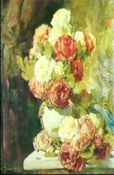 Rosenstrauss Oil Painting - Georges Jeannin