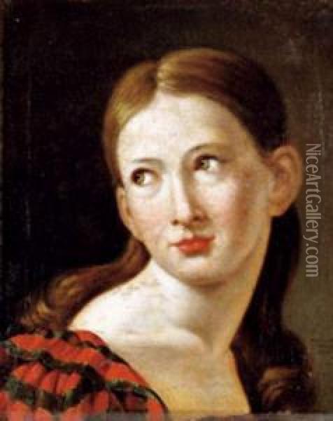 Portrait De Ludovica Augusta Loser Oil Painting - H.D.C. Martens