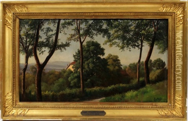 Landscape Oil Painting - Jean Philippe George-Julliard