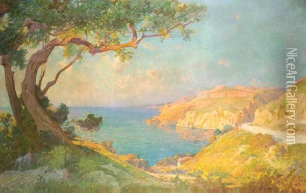 Rivage Mediterraneen Oil Painting - Antoine Ponchin