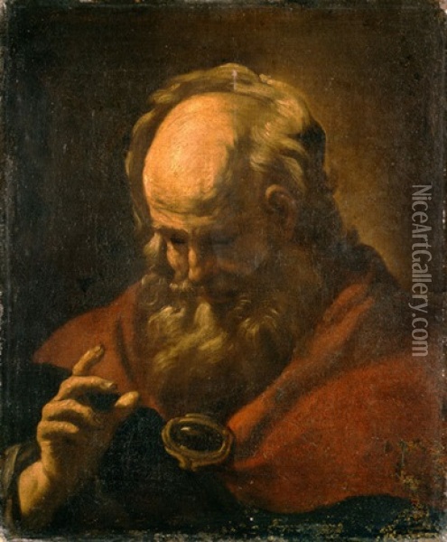 Padre Eterno Benedicente Oil Painting - Giovanni Battista Beinaschi